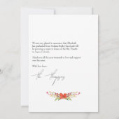 Blossom mit Me Wildblume Abschluss Foto Ankündigung (Rückseite)