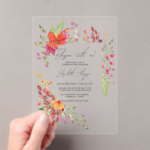 Blossom mit meiner Wildblume Graduierungspartei