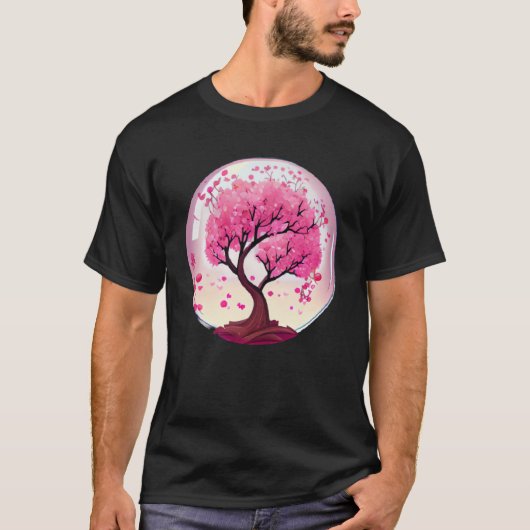 Blossom mit Zuversicht in diesem Kirschblossom Glo T-Shirt (Vorderseite)
