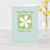 Blossom Muttertag Green Card Karte (Gelbe Blume)