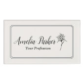 Blossom Namenschild (Vorderseite)