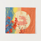 BLOSSOM NATURBERGDRAGON WANDTEPPICH (Vorderseite (Horizontal))