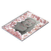 Blossom Notebook personalisieren Sie rosa Blume Bu Notizblock (Linke Seite)