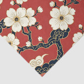 Blossom Nouveau | Elegant Floral Design Seidenpapier (Ausschnitt)