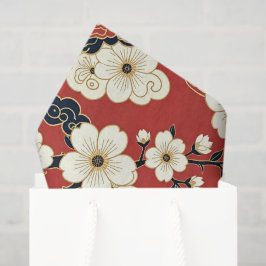 Blossom Nouveau | Elegant Floral Design Seidenpapier