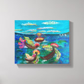 Blossom - Om Leinwand Malerei (Vorderseite)