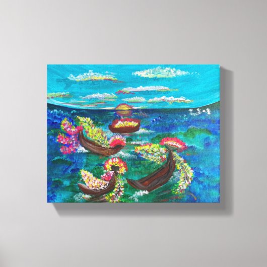 Blossom - Om Leinwand Malerei (Vorderseite)