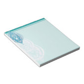 Blossom Open | Anpassbarer Editor Notizblock (angewinkelt)