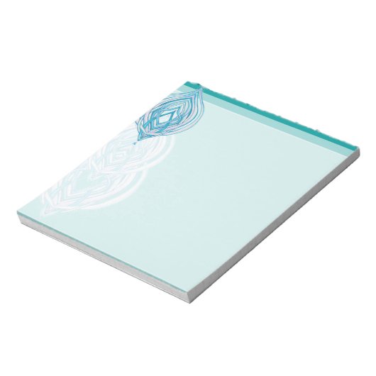 Blossom Open | Anpassbarer Editor Notizblock (Rotiert)