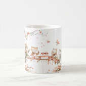 Blossom-Party mit Katzen Kaffeetasse (Mittel)