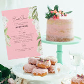 Blossom Pink Weißes Hydrangea Blumengebäck Brautpa Einladung