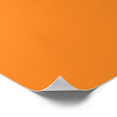 Blossom Pop Orange Poster (Ecke)