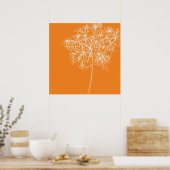 Blossom Pop Orange Poster (Küche)