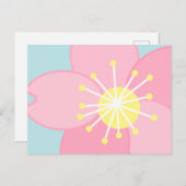 Blossom Postkarte (Vorne/Hinten)