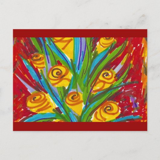 Blossom Postkarte (Vorderseite)