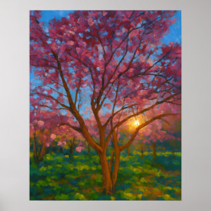 Blossom Radiance - verzauberte Forstkunst Poster