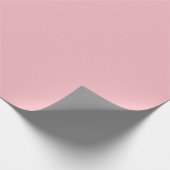 Blossom Rosa Farbe Geschenkpapier (Ecke)
