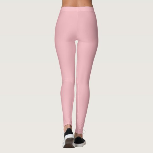 Blossom Rosa Farbe Leggings (Rückseite)
