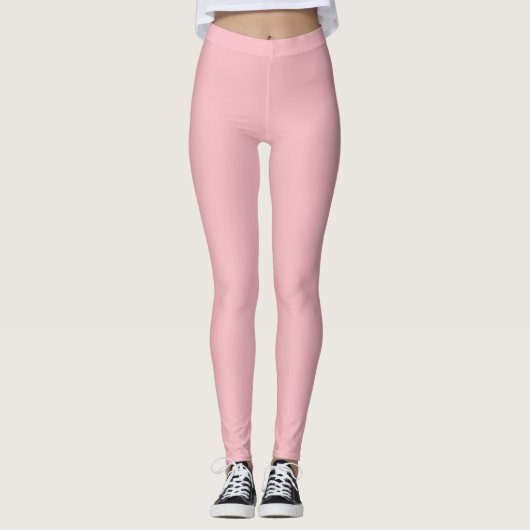 Blossom Rosa Farbe Leggings (Vorderseite)