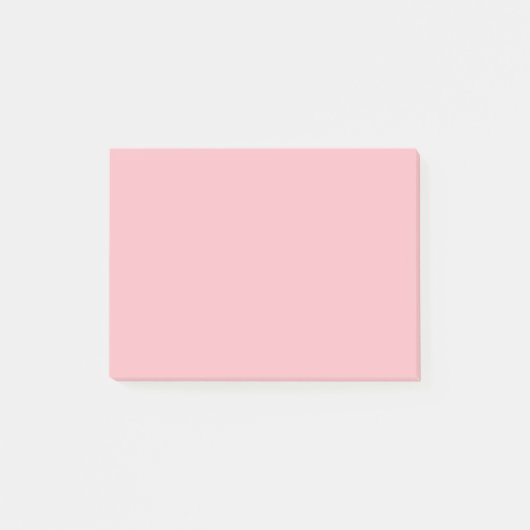 Blossom Rosa Farbe Post-it Klebezettel (Vorderseite)