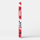 Blossom Rot: Abstraktes handGezeichnet Muster. Case-Mate iPhone Hülle (Rückseite / Rechts)