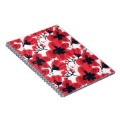 Blossom Rot: Abstraktes handGezeichnet Muster. Notizblock (Rechte Seite)