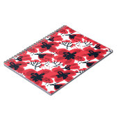 Blossom Rot: Abstraktes handGezeichnet Muster. Notizblock (Linke Seite)