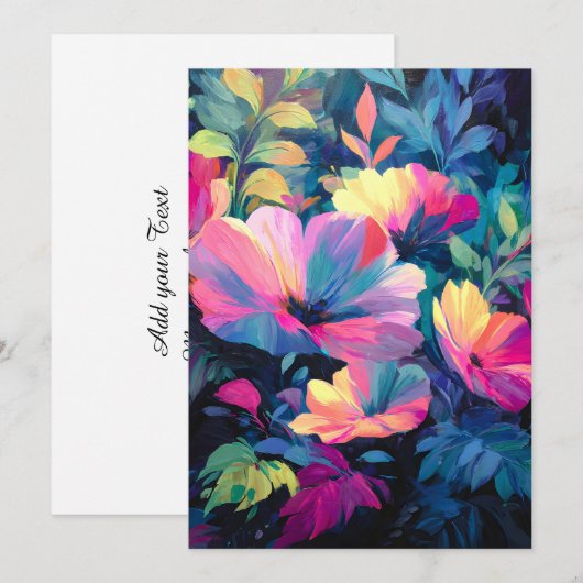 Blossom Rush Spring Blumengarten Ankündigung (Vorne/Hinten)