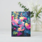 Blossom Rush Spring Blumengarten Ankündigungspostkarte (Stehend Vorderseite)