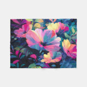 Blossom Rush Spring Blumengarten Fleecedecke (Vorderseite (Horizontal))