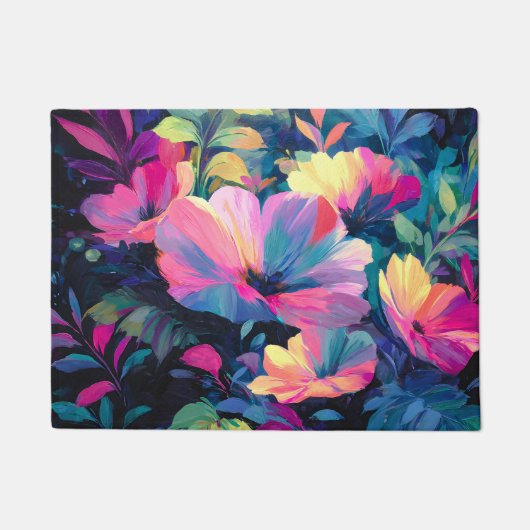 Blossom Rush Spring Blumengarten Fußmatte (Vorderseite)