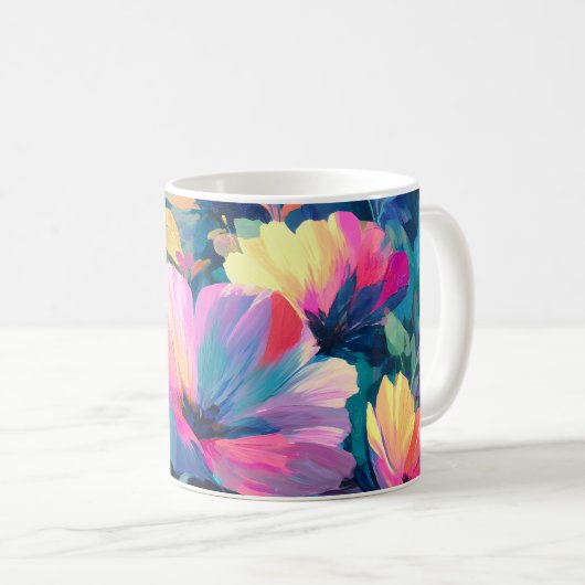 Blossom Rush Spring Blumengarten Kaffeetasse (VorderseiteRechts)