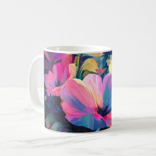 Blossom Rush Spring Blumengarten Kaffeetasse (Vorderseite Links)
