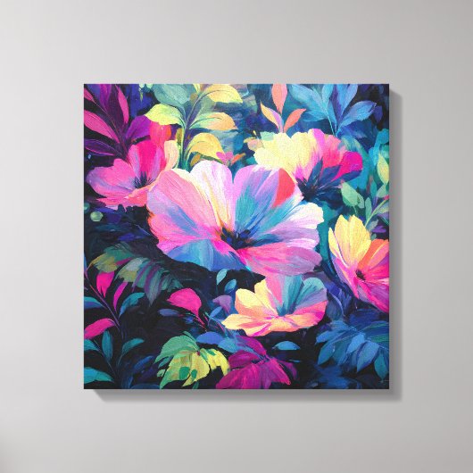 Blossom Rush Spring Blumengarten Leinwanddruck (Vorderseite)