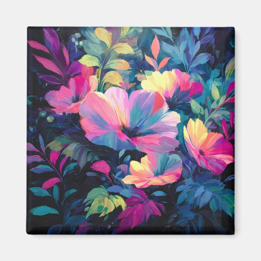 Blossom Rush Spring Blumengarten Magnet (Vorne)