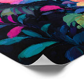 Blossom Rush Spring Blumengarten Poster (Ecke)