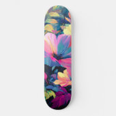 Blossom Rush Spring Blumengarten Skateboard (Vorderseite)