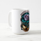 Blossom Season Rose, Wildflower Cottage Gift Kaffeetasse (Vorderseite Links)