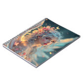 Blossom Seraph - Engel der Frühlingsgraue Notizblock (Linke Seite)