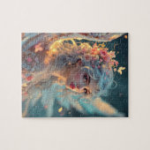 Blossom Seraph - Engel der Frühlingsgraue Puzzle (Horizontal)