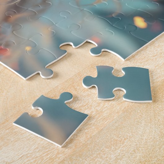 Blossom Seraph - Engel der Frühlingsgraue Puzzle (Seite)