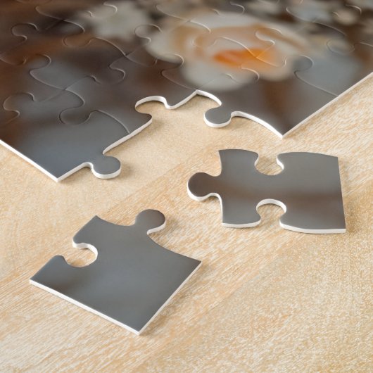 Blossom Seraph - Engel der Frühlingsgraue Puzzle (Seite)