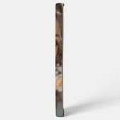 Blossom Seraph - Engel der Frühlingsgraue Samsung Galaxy Hülle (Linke Seite)