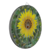 Blossom Sonnenblume Wildblume Dartscheibe (Vorderseite Links)