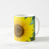 Blossom Sonnenblume Wildblume Kaffeetasse (VorderseiteRechts)