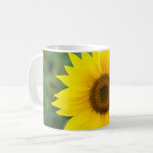 Blossom Sonnenblume Wildblume Kaffeetasse (Vorderseite Links)
