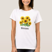 Blossom Sonnenblumen T-Shirt (Vorderseite)