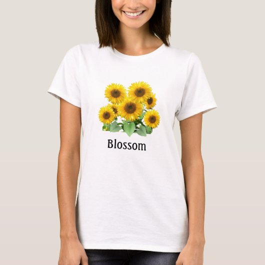 Blossom Sonnenblumen T-Shirt (Vorderseite)