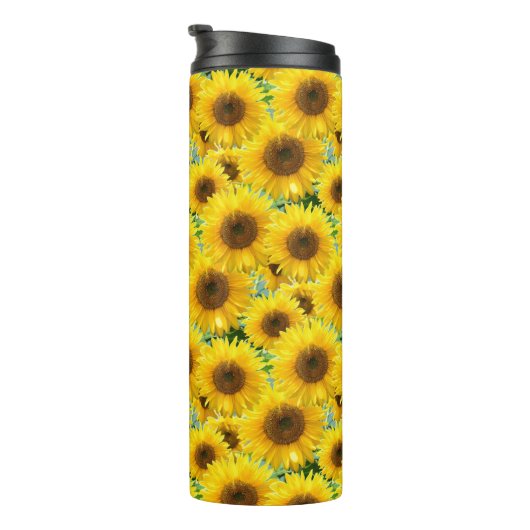 Blossom Sonnenblumen Thermosbecher (Nach rechts gedreht)