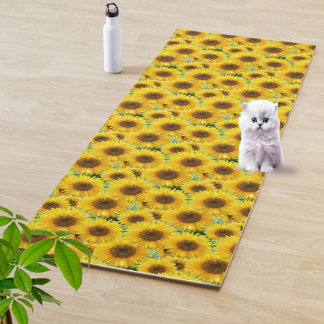 Blossom Sonnenblumen Yogamatte